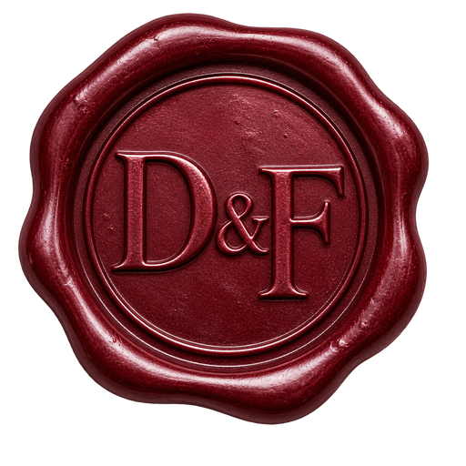 D & F wax seal